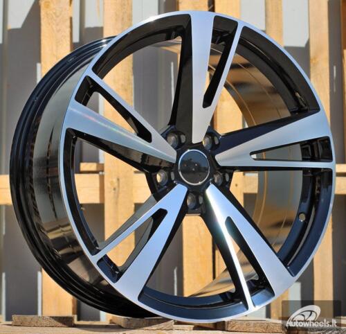Ratlankis R18x8  5X112  ET  40  66.5  I5553  Black Polished (MB)  For AUD  (P1)