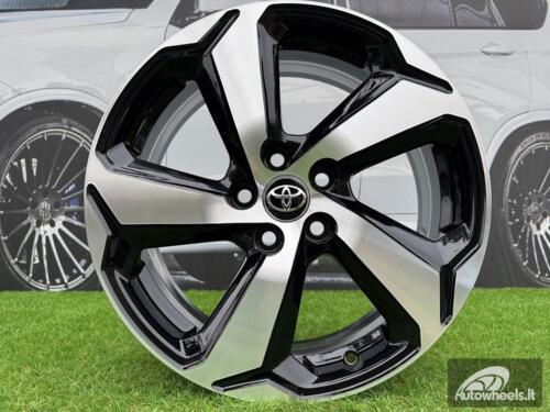 Ratlankis R18x7  5X114.3  ET  35  60.1  B1013  Black Polished (MB)  For TOYOT  (P+K4+Z4)  (Rav4)