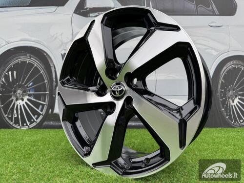 Ratlankis R18x7  5X114.3  ET  35  60.1  B1013  Black Polished (MB)  For TOYOT  (P+K4+Z4)  (Rav4)