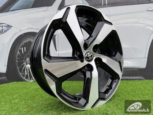 Ratlankis R18x7  5X114.3  ET  35  60.1  B1013  Black Polished (MB)  For TOYOT  (P+K4+Z4)  (Rav4)