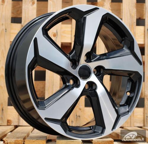 Ratlankis R18x7  5X114.3  ET  35  60.1  B1013  Black Polished (MB)  For TOYOT  (P)  (Rav4)