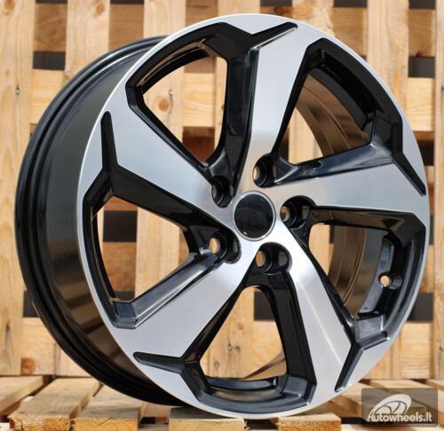 Ratlankis R18x7  5X114.3  ET  35  60.1  B1013  Black Polished (MB)  For TOYOT  (P)  (Rav4)