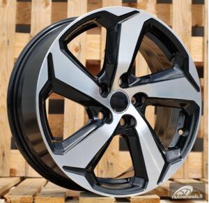 Ratlankis R18x7  5X114.3  ET  35  60.1  B1013  Black Polished (MB)  For TOYOT  (P)  (Rav4)