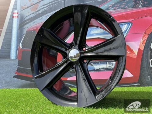 Ratlankis R18x8.5  5X120  ET  20  74.1  BK086  Black (BL)  For BMW  (Z7+P)  (Rear+Front)