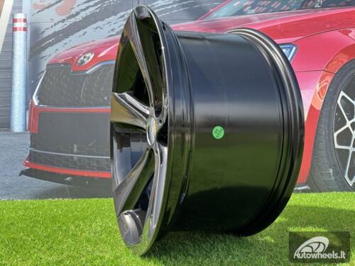 Ratlankis R18x8.5  5X120  ET  20  74.1  BK086  Black (BL)  For BMW  (Z7+P)  (Rear+Front)