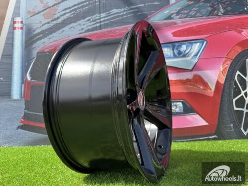 Ratlankis R18x8.5  5X120  ET  20  74.1  BK086  Black (BL)  For BMW  (Z7+P)  (Rear+Front)