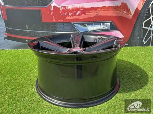 Ratlankis R18x8.5  5X120  ET  20  74.1  BK086  Black (BL)  For BMW  (Z7+P)  (Rear+Front)