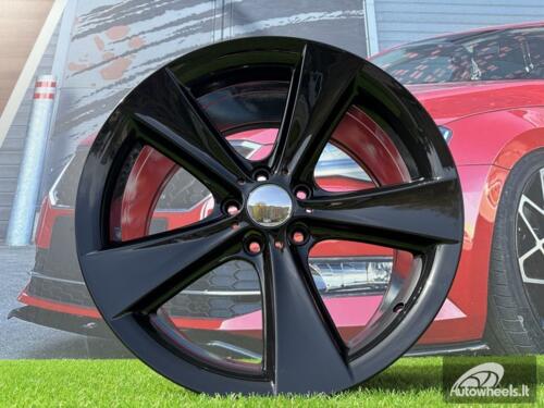 Ratlankis R18x8.5  5X120  ET  20  74.1  BK086  Black (BL)  For BMW  (Z7)  (Rear+Front)