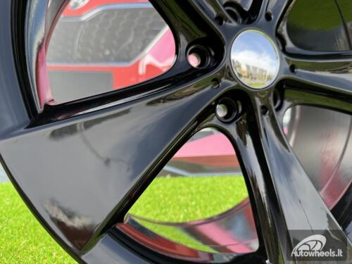 Ratlankis R18x9.5  5X120  ET  14  74.1  BK086  Black (BL)  For BMW  (P+Z7)  (Rear+Front)