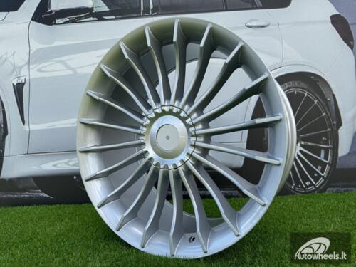 Ratlankis R18x9.5  5X120  ET  38  72.6  BK273  Silver (SI)  For BMW  (P)  (ALPINA Style Rear+Front)