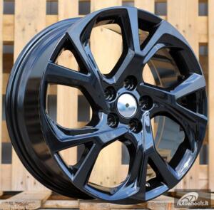 Ratlankis R18x7  5X114.3  ET  50  60.1  FE132  (BK5962)  Black (BL)  For TOYOT  (P)