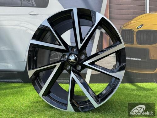 Ratlankis R16x6.5  5X100  ET  40  57.1  FE181  (IN0262)  Black Polished (MB)  For SKODA  (M+P1)