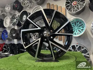 Ratlankis R20x8.5  5X112  ET  38  57.1  FE181  (IN5635)  Black Polished (MB)  For SKODA  (P1)