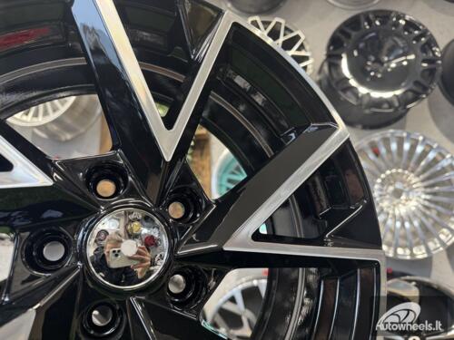 Ratlankis R20x8.5  5X112  ET  38  57.1  FE181  (IN5635)  Black Polished (MB)  For SKODA  (P1)
