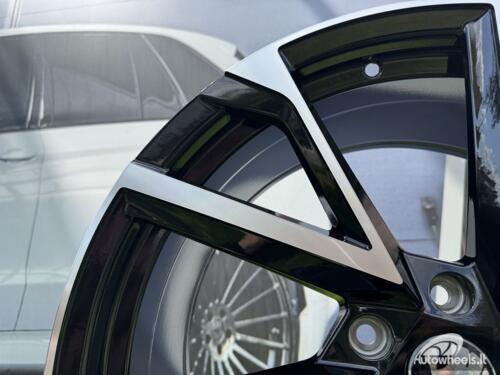 Ratlankis R20x8.5  5X112  ET  38  57.1  FE181  (IN5635)  Black Polished (MB)  For SKODA  (Z6)