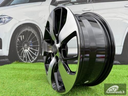 Ratlankis R18x7.5  5X114.3  ET  52.5  67.1  I5390  Black Polished (MB)  For KIA  (P1)