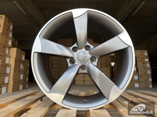 Ratlankis R19x8.5  5X112  ET  30  66.5  BK217  (BY939)  Grey Polished Half Matt (MGHM)  For AUD  (Z2)