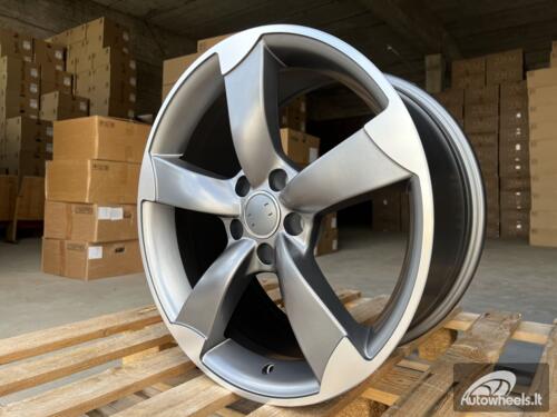 Ratlankis R19x8.5  5X112  ET  30  66.5  BK217  (BY939)  Grey Polished Half Matt (MGHM)  For AUD  (Z2)