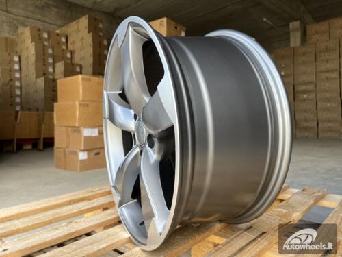 Ratlankis R19x8.5  5X112  ET  30  66.5  BK217  (BY939)  Grey Polished Half Matt (MGHM)  For AUD  (Z2)