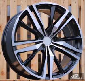 Ratlankis R19x8  5X108  ET  45  63.3  FE182  Black Polished (MB)  For VOLVO  (Z5)