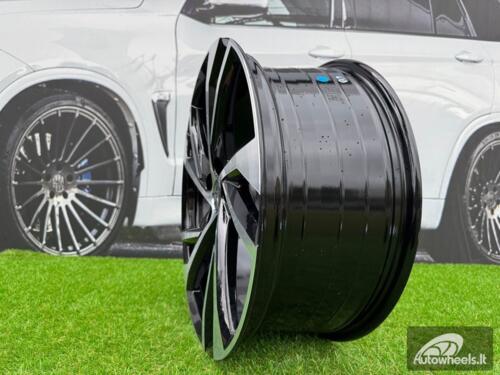 Ratlankis R18x8  5X108  ET  45  63.3  FE183  Black Polished (MB)  For VOLVO  (Z5)