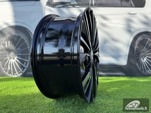 Ratlankis R18x7  5X114.3  ET  47  66.1  FE224  (QC1550)  Black Polished (MB)  For NISS  (P1)