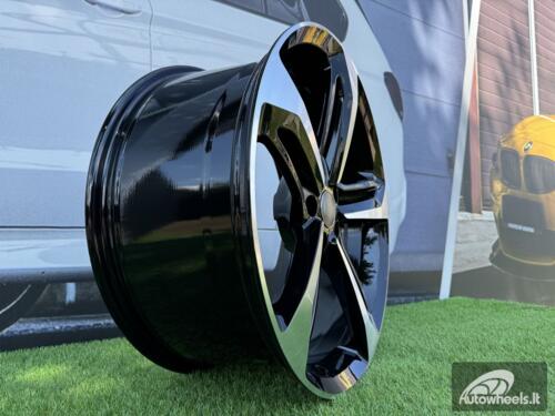 Ratlankis R21x9  5X112  ET  33  66.5  A513  (FR992)  Black Polished (MB)  For AUD  (Z6)