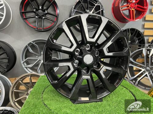 Ratlankis R18x7.5  6X139.7  ET  25  106.1  B1072  Black (BL)  For TOYOT  (Z1)  (4x4)