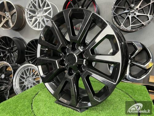 Ratlankis R18x7.5  6X139.7  ET  25  106.1  B1072  Black (BL)  For TOYOT  (Z1)  (4x4)