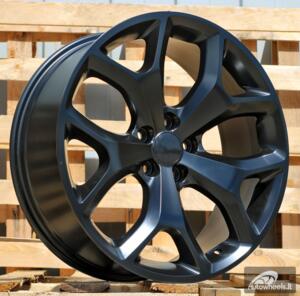 Ratlankis R20x8  5X115  ET  24  71.5  B1319  Black Half Matt (BLHM)  For DODGE  (Z1)