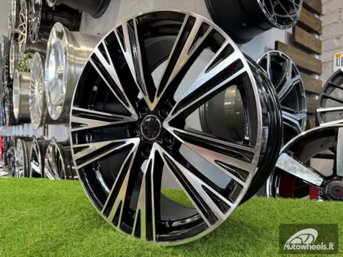 Ratlankis R17x7.5  5X112  ET  37  66.5  B1424  Black Polished (MB)  For AUD  (Z1)