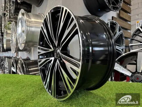 Ratlankis R17x7.5  5X112  ET  37  66.5  B1424  Black Polished (MB)  For AUD  (Z1)