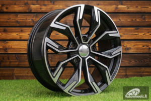 Ratlankis R16x6.5  5X114.3  ET  41  66.1  B1518  Black Polished (MB)  For RENAU  (Z1+Z2)