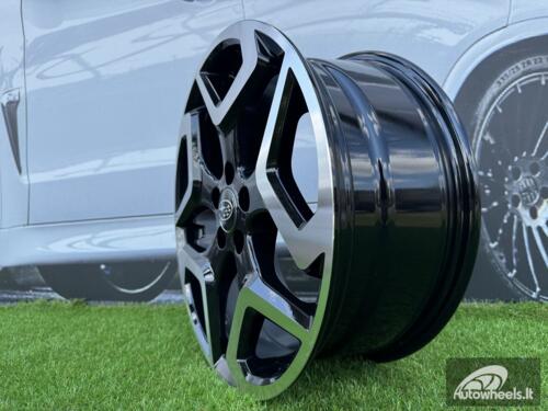 Ratlankis R17x7  5X100  ET  55  56.1  B1606  Black Polished (MB)  For SUBAR  (Z1)