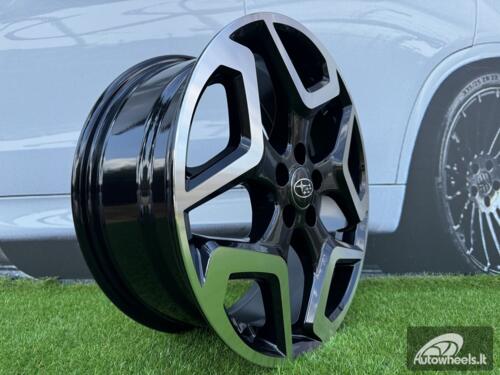 Ratlankis R17x7  5X100  ET  55  56.1  B1606  Black Polished (MB)  For SUBAR  (Z1)