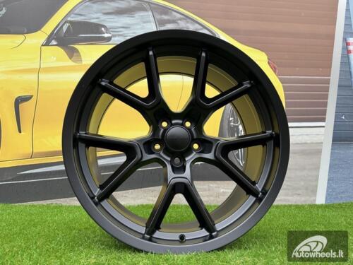 Ratlankis R20x9  5X115  ET  15  71.6  B1742  Black Half Matt (BLHM)  For RACIN  (Z1)  (DODGE)