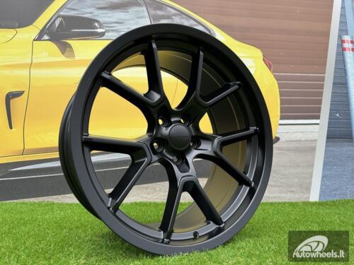 Ratlankis R20x9  5X115  ET  15  71.6  B1742  Black Half Matt (BLHM)  For RACIN  (Z1)  (DODGE)