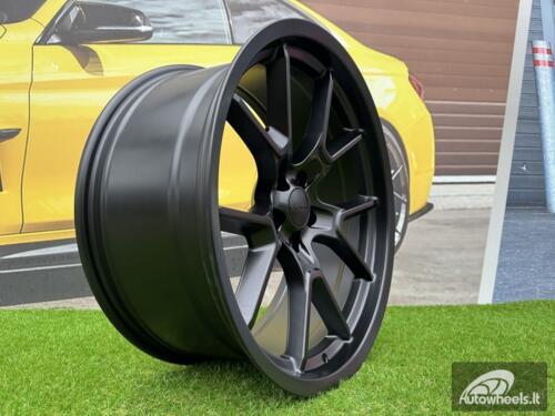 Ratlankis R20x9  5X115  ET  15  71.6  B1742  Black Half Matt (BLHM)  For RACIN  (Z1)  (DODGE)