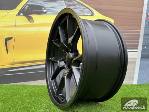 Ratlankis R20x9  5X115  ET  15  71.6  B1742  Black Half Matt (BLHM)  For RACIN  (Z1)  (DODGE)