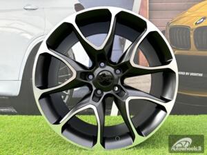 Ratlankis R20x9  5X127  ET  40  71.5  B1790  Black Polished Half Matt (MBHM)  For JEEP  (Z6)