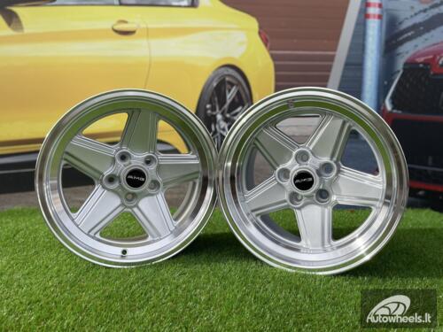 Ratlankis R16x8  5X112  ET  11  66.6  B1794  Silver+Polished Lip (SP)  For MER  (Z1)  (Rear+Front)