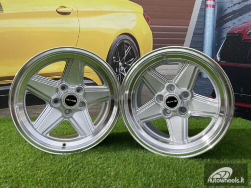 Ratlankis R16x8  5X112  ET  11  66.6  B1794  Silver+Polished Lip (SP)  For MER  (Z1)  (Rear+Front)