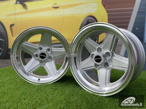 Ratlankis R16x8  5X112  ET  11  66.6  B1794  Silver+Polished Lip (SP)  For MER  (Z1)  (Rear+Front)