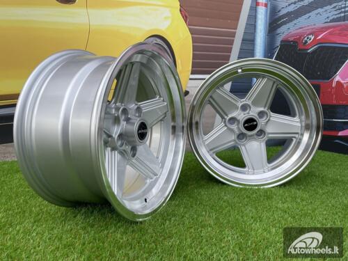 Ratlankis R16x8  5X112  ET  11  66.6  B1794  Silver+Polished Lip (SP)  For MER  (Z1+Z3)  (Rear+Front)