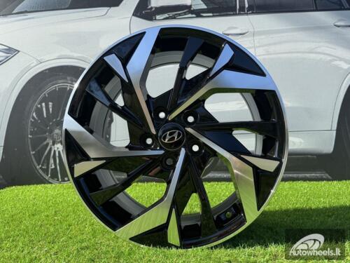 Ratlankis R17x7  5X114.3  ET  43  67.1  B1953  Black Polished (MB)  For HYUND  (Z2+Z1)