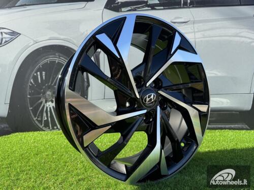 Ratlankis R17x7  5X114.3  ET  43  67.1  B1953  Black Polished (MB)  For HYUND  (Z2+Z1)
