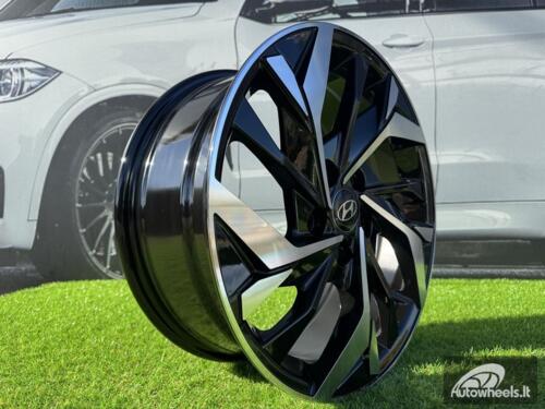 Ratlankis R17x7  5X114.3  ET  43  67.1  B1953  Black Polished (MB)  For HYUND  (Z2+Z1)