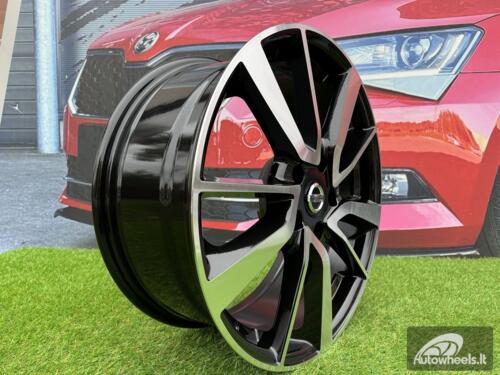 Ratlankis R18x7.5  5X114.3  ET  40  66.1  BY131  Black Polished (MB)  For NISS  (Z3)