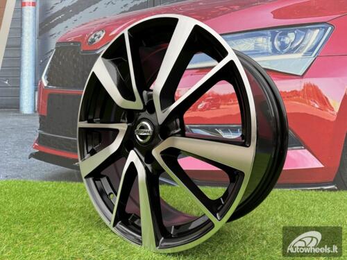 Ratlankis R18x7.5  5X114.3  ET  40  66.1  BY131  Black Polished (MB)  For NISS  (Z3)