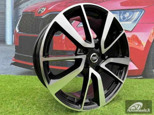 Ratlankis R18x7.5  5X114.3  ET  40  66.1  BY131  Black Polished (MB)  For NISS  (Z3)
